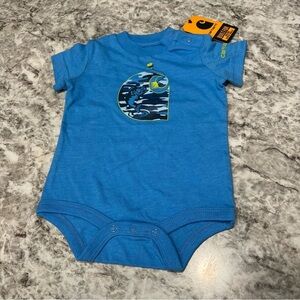Carhartt Blue Baby Onesie size 6M NEW NWT